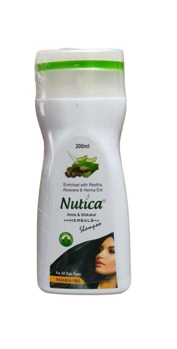 Buy Nutica Amla & Shikakai Shampoo 200ml. Online at Low Prices in India ...