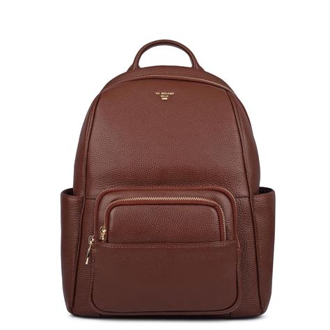 Wax Leather Backpack - Espresso – Da Milano