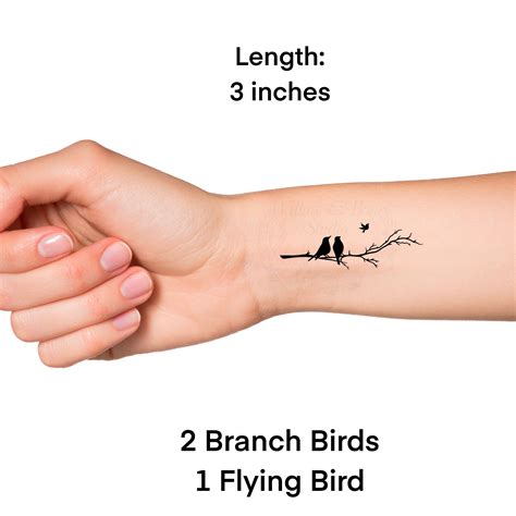 Bird On Branch Drawing Tattoo