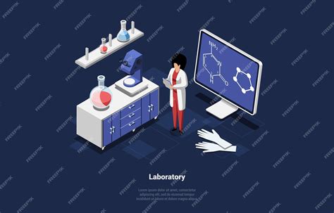 Biotechnology Lab Experiment Cartoon Image 的图像结果