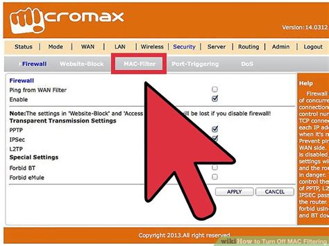 Image result for How to Disable Network Filtering