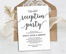 Reception Wedding Invitation by Wedding Reception Invitation Printable Reception Card Reception Wedding Invitation
