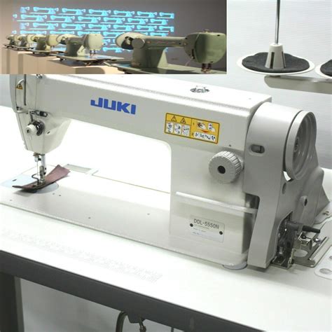 Juki Ddl 5550 Lockstitch Industrial Sewing Machine Chair Table Servo ...