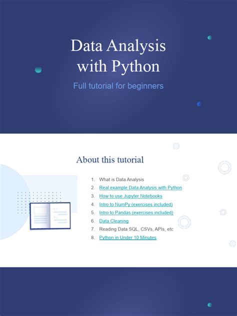 Python Data Analysis Tutorial 的图像结果