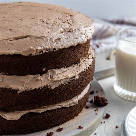 3 Layer Chocolate Cake Recipe Triple Chocolate Layer Cake Recipe For