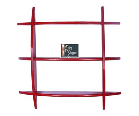 Buy Wooden 3 Tier Floating Wall Shelves Online-Floating Wall Shelf ...