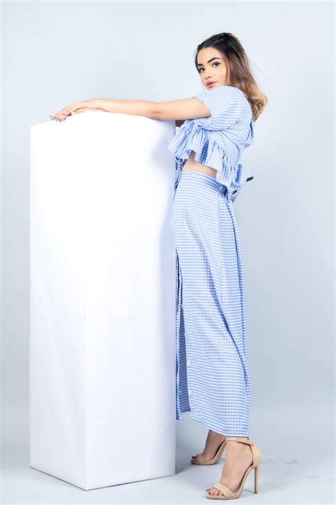 Cornflower blue summer co-ord set – GreatMillsCollective