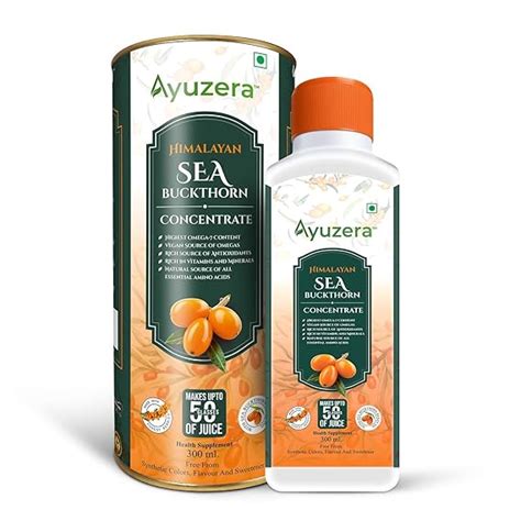 Wellwith by Ayuzera Himalayan Sea Buckthorn Pulp 300ml|Cold-Pressed ...