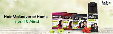 Buy Indica Easy Do-It-Yourself 10 Minutes Hair Color Shampoo with 5 ...