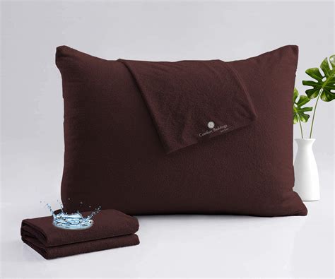 Chocolate Waterproof (20x30) Pillow Protector — comfortbeddings-usa