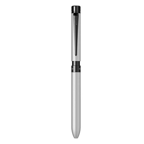 Shop Scrikss Trio Sport 83 Metallic Silver Multifunction Ball Pen – Makoba