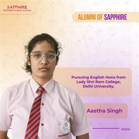 Alumni | Sapphire International School, Noida CBSE