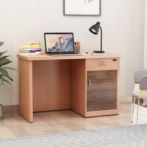 Crystal Furnitech Fiona Engineered Wood Office Table Price in India ...