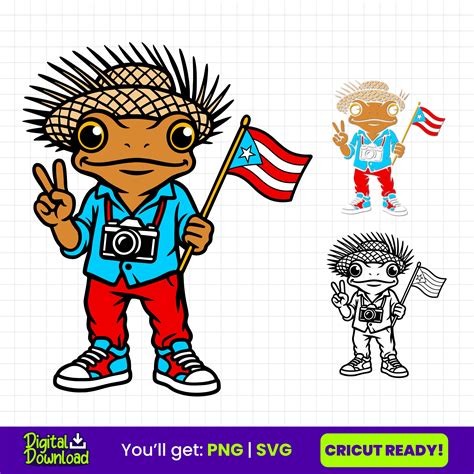 DTMF Sapo Concho Png Svg | Sapo Puerto Rico Png | Puerto Rico Png Svg | Debi Tirar Fotos ...