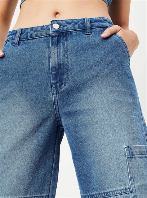 Buy Women Workwear Fit Washed Jeans Online at just Rs. 1399.0 ...