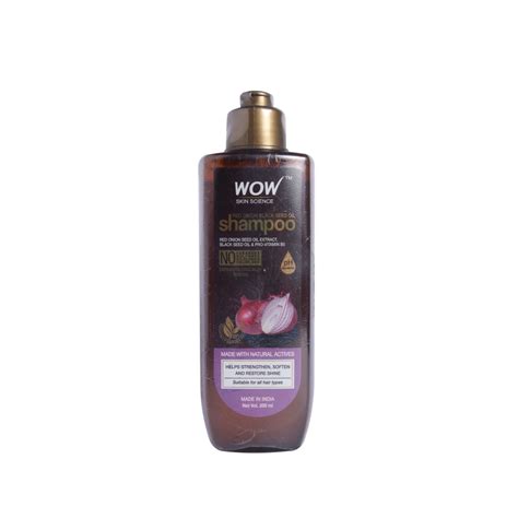 Wow Skin Science Red Onion Black Seed Oil Shampoo, 200 ml Price, Uses ...