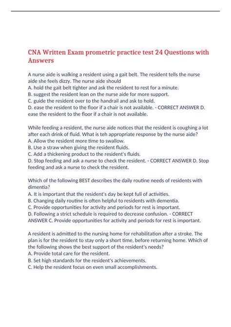Prometric CNA Written Test 的图像结果