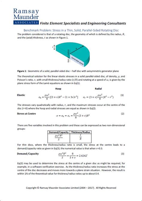 Image result for Rotating Discs Stress Analysis