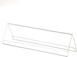 SIGNOOGLE Acrylic V Shaped 2 Sided Table Desktop Sign Display Stand ...