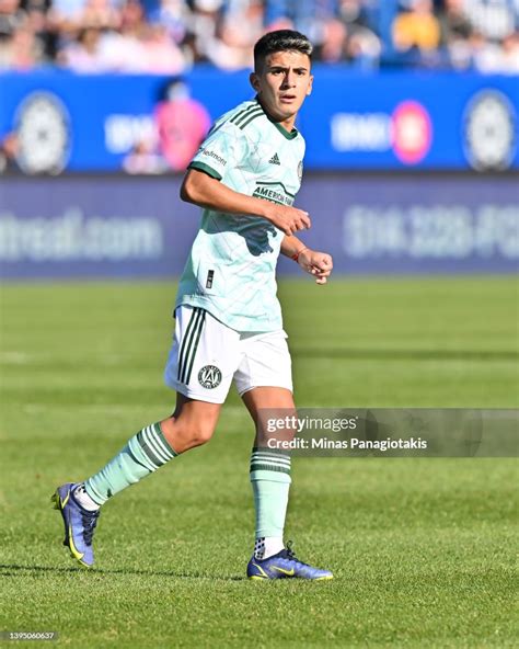 Thiago Almada of Atlanta United runs against CF Montréal in the... News ...