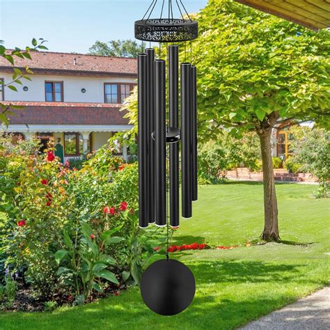 Amazon.com : Bursvik 50'' Wind Chimes for Outside Deep Tone, Large Wind ...