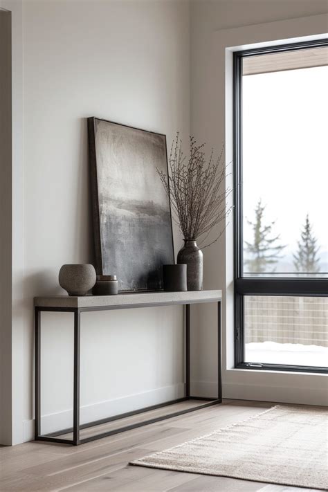 40+ Modern Console Table Decor Ideas for Sleek Spaces | Contemporary ...