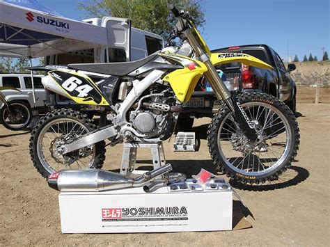 Yoshimura Exhaust (From Suzuki's Promo Offer) First Impression | Dirt Rider