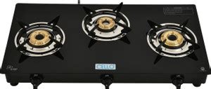 CELLO Regal 3 Burner Black Gas Cooktop,Toughened Glass, ISI Certified ...