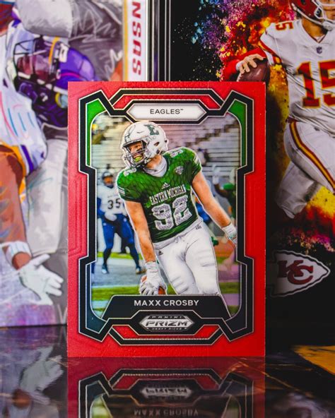 Maxx Crosby 2024 Prizm Draft Picks #68 Autographs - Gold /10 Price Guide - Sports Card Investor