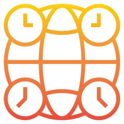 World - Free time and date icons