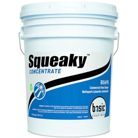 Basic Squeaky Commercial Floor Cleaner - 5 Gal.