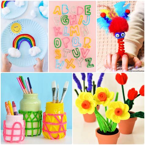20 Fun Pipe Cleaner Crafts for Kids - Craftulate