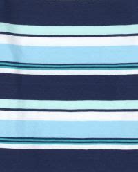 Baby And Toddler Boys Mix And Match Short Sleeve Striped Top - BLUE ...