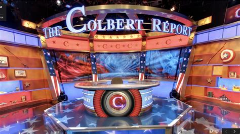 Image result for Colbert Report Set Image