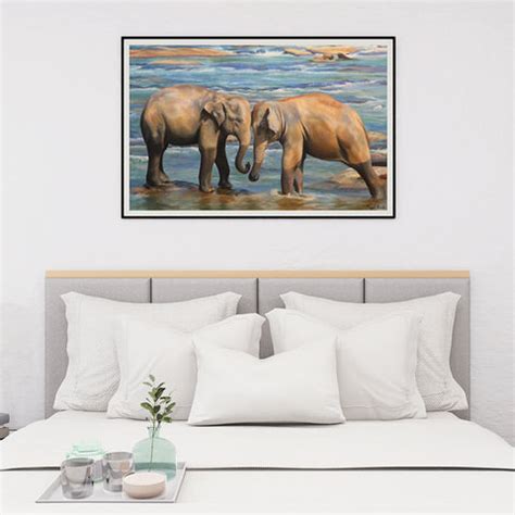 elephant artwork ,elephant painting , elephant wall art ,elephant ...