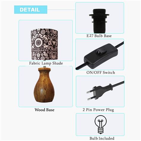 Buy HOMESAKE Wooden Dovel Pot Hibiscus Table Lamp from Homesake at just ...