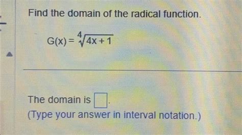 Find the Domain of a Radical Function 的图像结果