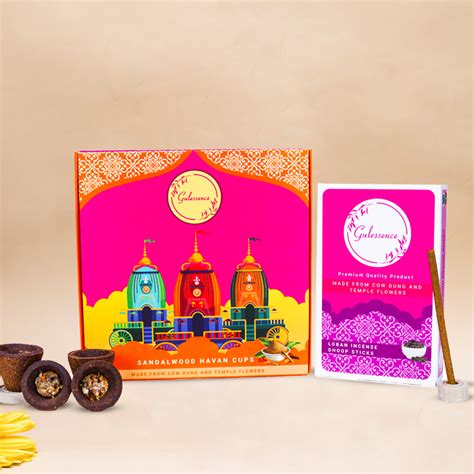 Sandalwood Havan cup & Loban Dhoop sticks | EarthBased