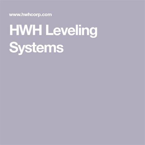 Image result for HWH Leveling System Reset Procedure