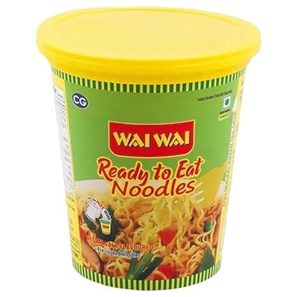 Wai-Wai Cup Veg Noodles, 75g Cup : Amazon.in: Grocery & Gourmet Foods