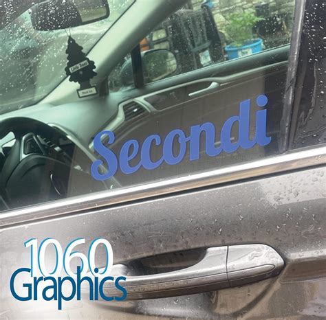 Buy 1060 Graphics 3 high Custom Vinyl Lettering / Design Your Own Decal ...