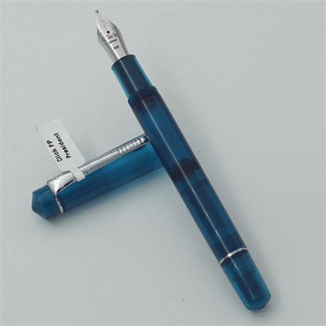 Click President Transparent Demo Sky Blue Color Body With Silver Clip ...
