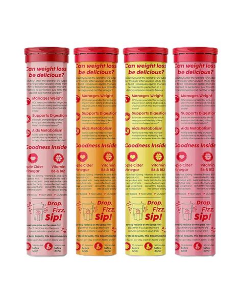 Plix The Plant Fix Apple Cider Vinegar Effervescent Tablets with Mother ...