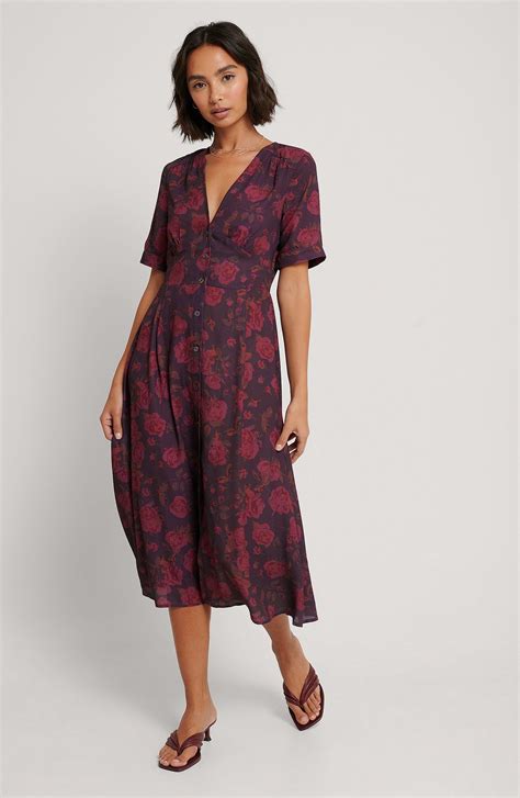 Midi Short Sleeve Dress