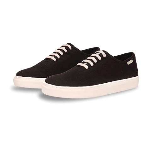 Greensole Minimal Black Mens Sneaker Lace Up– GreenSole
