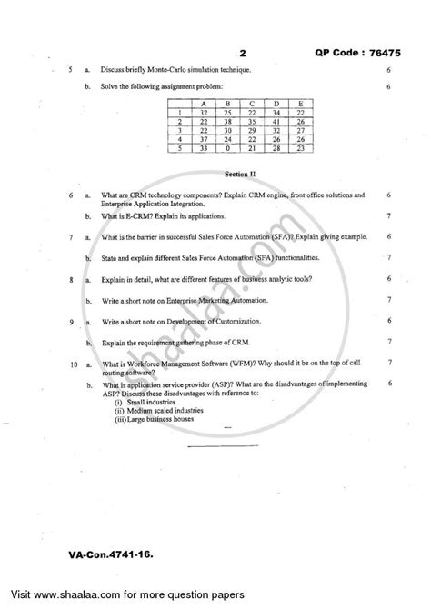 Optimization Techniques and Customer Resources Management 2016-2017 ...