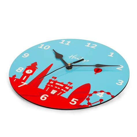 Hamleys E Clock Circular Skyline, 3Y+, Multicolour