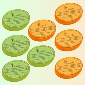 Buy Satvah Transparent 100% Natural Handmade Bath Soap With Godness Of ...