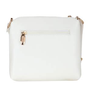 ESBEDA Women's Two Contrasting Colors Sling Bag (White) : Amazon.in ...