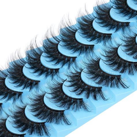 Buy wiwoseo Fairy Fluffy Mink Lashes Peri Cat Eyes Lashes Extension ...